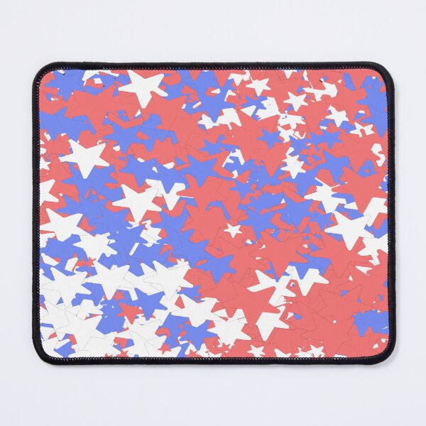 Item preview, Blue Red White Fourth Of July Stars Randomized designed and sold by awsomepatterns.