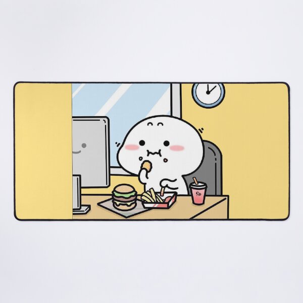 Item preview, Lovely Pentol Eating While Working At Office designed and sold by malconerh.