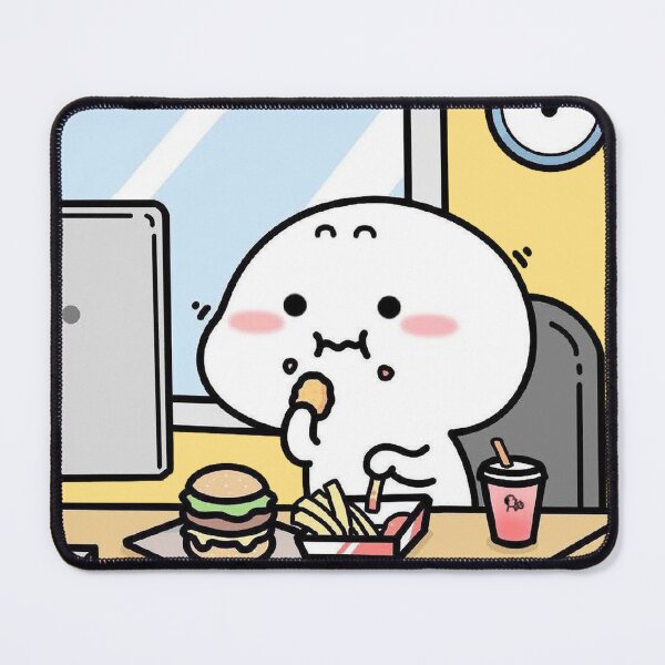 Item preview, Lovely Pentol Eating While Working At Office designed and sold by malconerh.