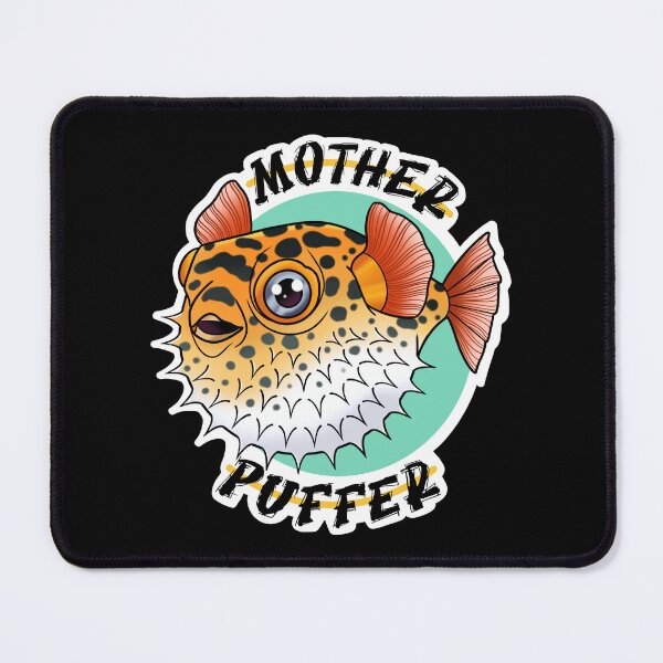 Item preview, Mother Puffer Fish Tattoo Style Design designed and sold by Bethcust.