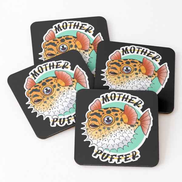 Item preview, Mother Puffer Fish Tattoo Style Design designed and sold by Bethcust.