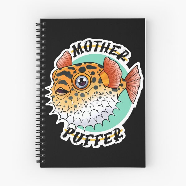 Item preview, Mother Puffer Fish Tattoo Style Design designed and sold by Bethcust.