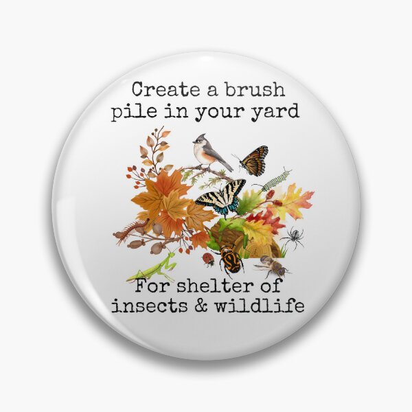 Item preview, Create A Brush Pile For Wildlife & Insects Colorful Design designed and sold by EarthArtDesigns.