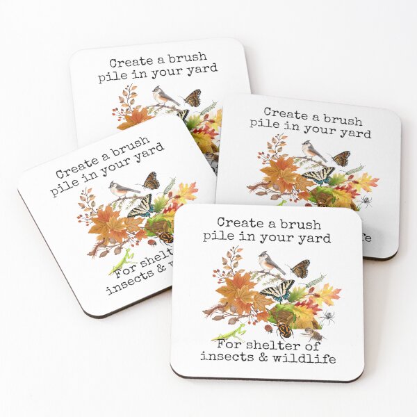 Item preview, Create A Brush Pile For Wildlife & Insects Colorful Design designed and sold by EarthArtDesigns.