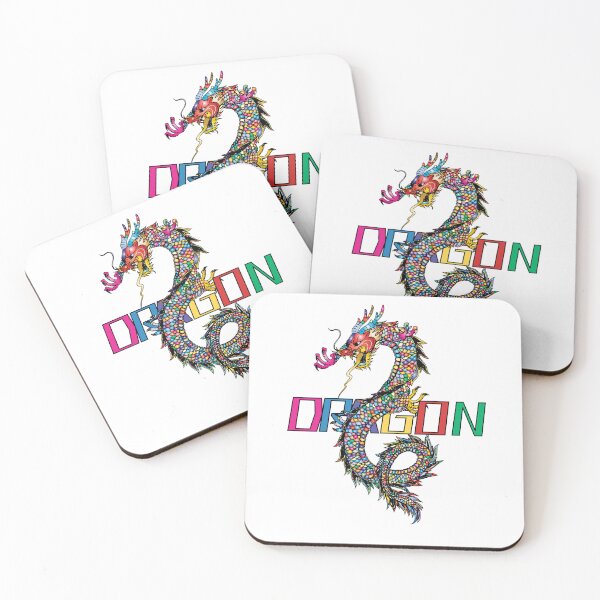 Item preview, Fiery Words: A Dragon Image with a Burst of Color designed and sold by illustratoral.