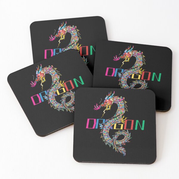 Item preview, Fiery Words: A Dragon Image with a Burst of Color designed and sold by illustratoral.