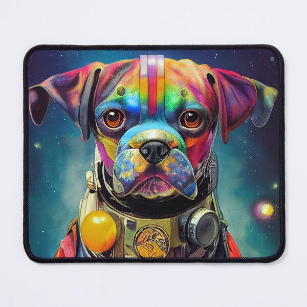 Item preview, Astronaut Boxer Puppy Nr. 8 designed and sold by thesupremewiz.