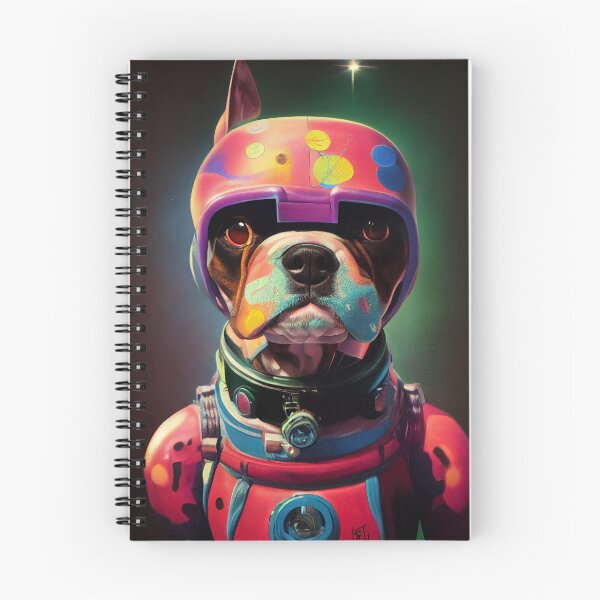 Item preview, Astronaut Boxer Puppy Nr. 9 designed and sold by thesupremewiz.