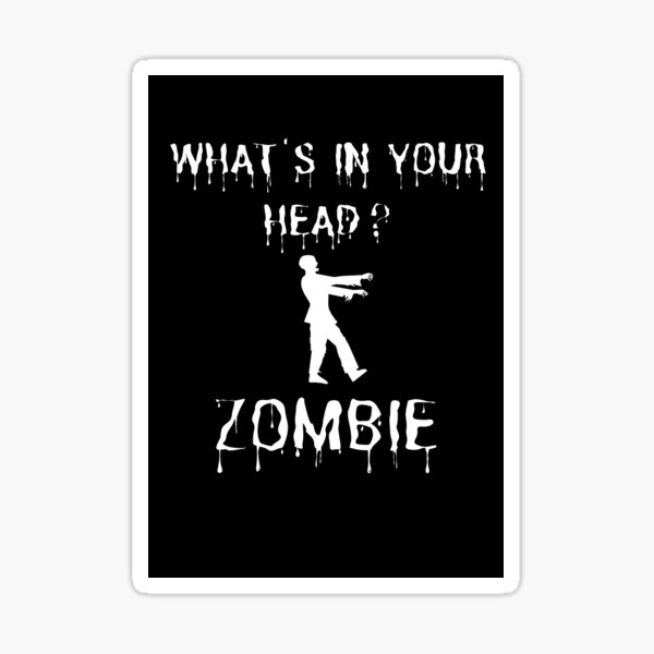 "What's in your head? Zombie The Cranberries " Sticker for Sale by