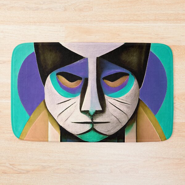 Item preview, Siamese cat portrait  designed and sold by FlatLandPrints.