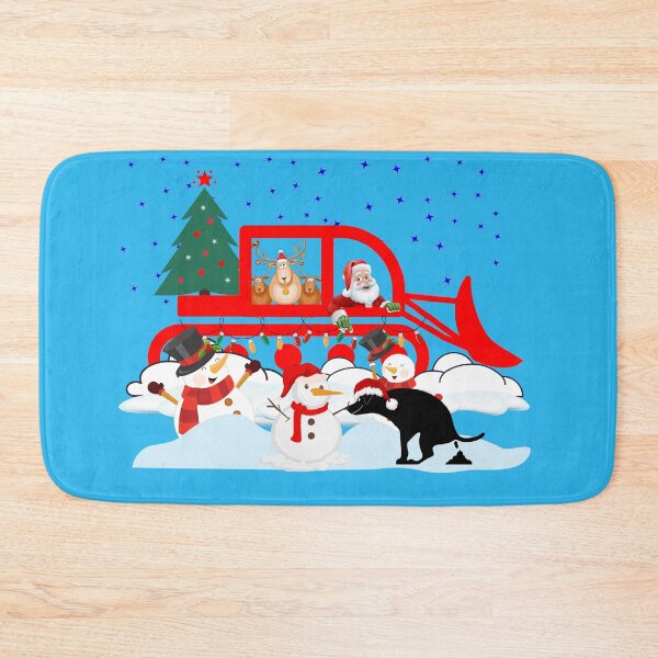 Item preview, Santa Plowing Christmas Snow and Pooping Dog designed and sold by Willyboy16.