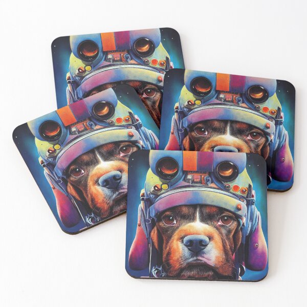 Item preview, Astronaut Boxer Puppy Nr. 10 designed and sold by thesupremewiz.