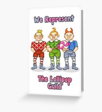 Lollipop Guild Greeting Card