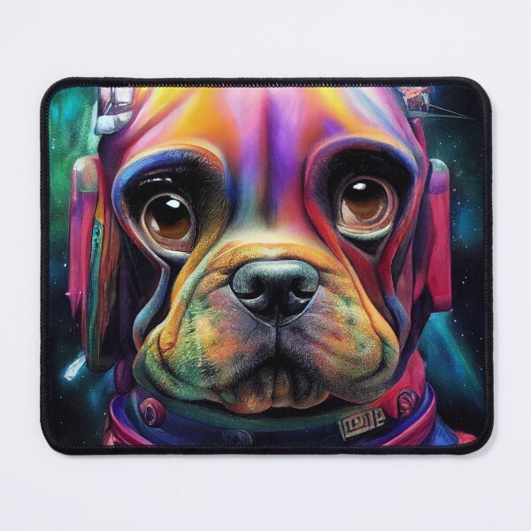 Item preview, Astronaut Boxer Puppy Nr. 11 designed and sold by thesupremewiz.