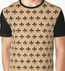 ROYAL1 BLACK MARBLE & NATURAL WHITE BIRCH WOOD Graphic T-Shirt