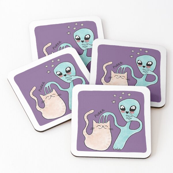 Item preview, Alien Cat designed and sold by La Gata Lola.