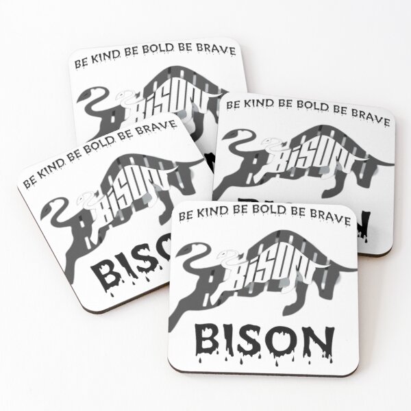 Item preview, BE KIND BE BOLD BE BRAVE / BISON SHIRTS ANIMALS SHIRTS  designed and sold by Misnrays93.