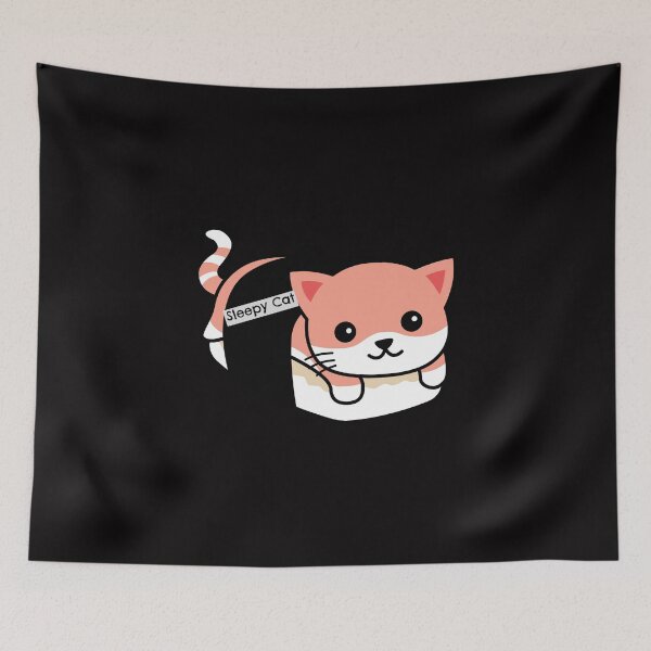 Item preview, Sleepy Cat designed and sold by Meatredbubble.