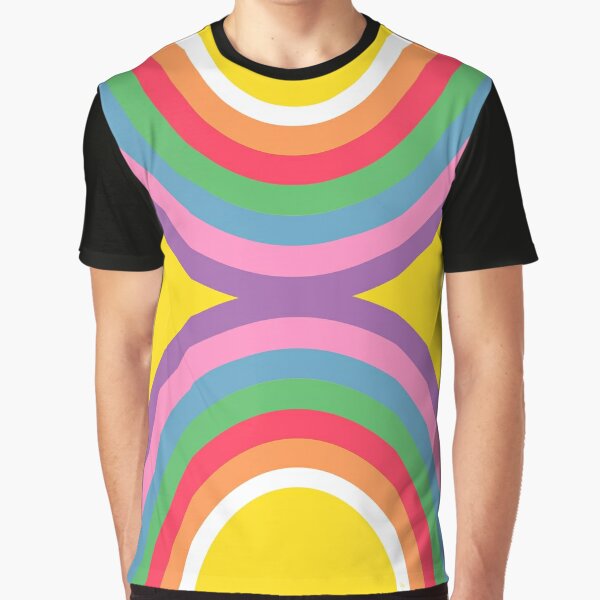 Retro Rainbows Graphic T-Shirt