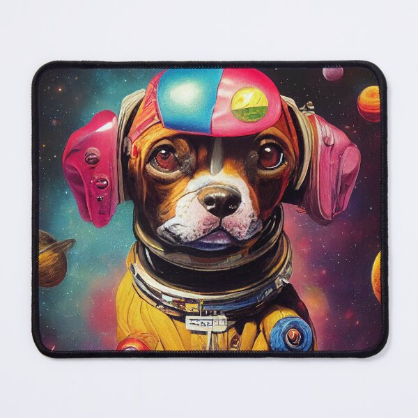 Item preview, Astronaut Boxer Puppy Nr. 13 designed and sold by thesupremewiz.