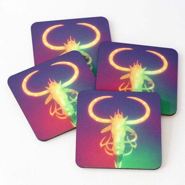 Item preview, Capricorn zodiac sign, glowing vivid colors,illustrative art, artist interpretation designed and sold by LoveZodiac.