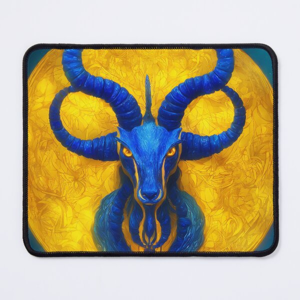 Artikelvorschau, Sternzeichen Steinbock, leuchtende, lebendige Farben, illustrative Kunst, künstlerische Interpretation entworfen und verkauft von LoveZodiac.