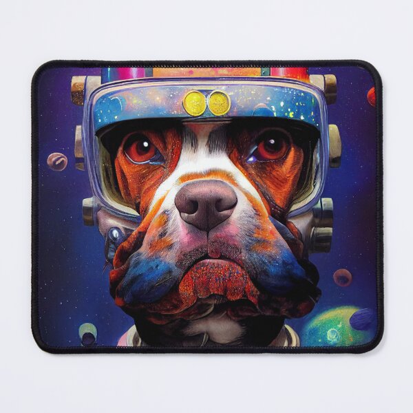 Item preview, Astronaut Boxer Puppy Nr. 15 designed and sold by thesupremewiz.
