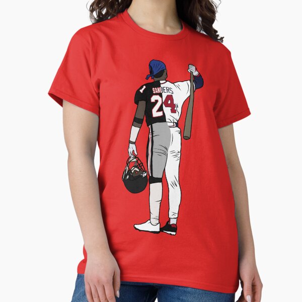 Vista previa del artículo con la obra «Deion Sanders, deportista de dos deportes», diseñado y vendido por RatTrapTees.