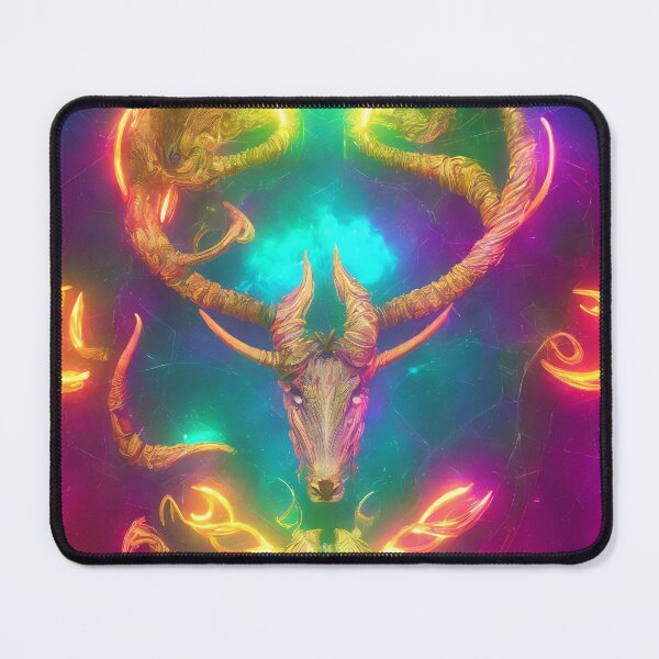 Artikelvorschau, Sternzeichen Steinbock, leuchtende, lebendige Farben, illustrative Kunst, künstlerische Interpretation entworfen und verkauft von LoveZodiac.