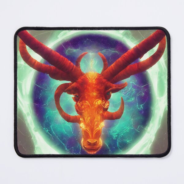 Artikelvorschau, Sternzeichen Steinbock, leuchtende, lebendige Farben, illustrative Kunst, künstlerische Interpretation entworfen und verkauft von LoveZodiac.