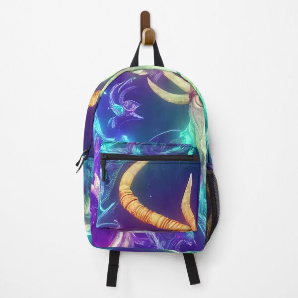 Item preview, Capricorn zodiac sign, glowing vivid colors,illustrative art, artist interpretation designed and sold by LoveZodiac.