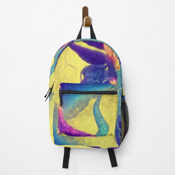 Item preview, Capricorn zodiac sign, glowing vivid colors,illustrative art, artist interpretation designed and sold by LoveZodiac.