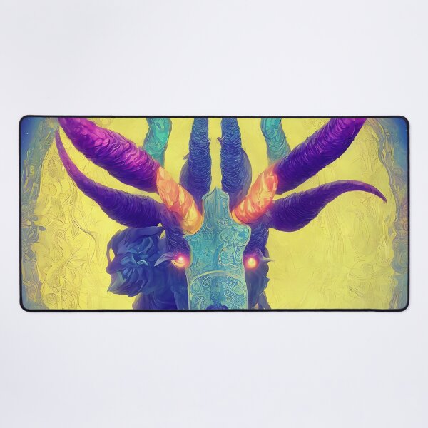 Artikelvorschau, Sternzeichen Steinbock, leuchtende, lebendige Farben, illustrative Kunst, künstlerische Interpretation entworfen und verkauft von LoveZodiac.
