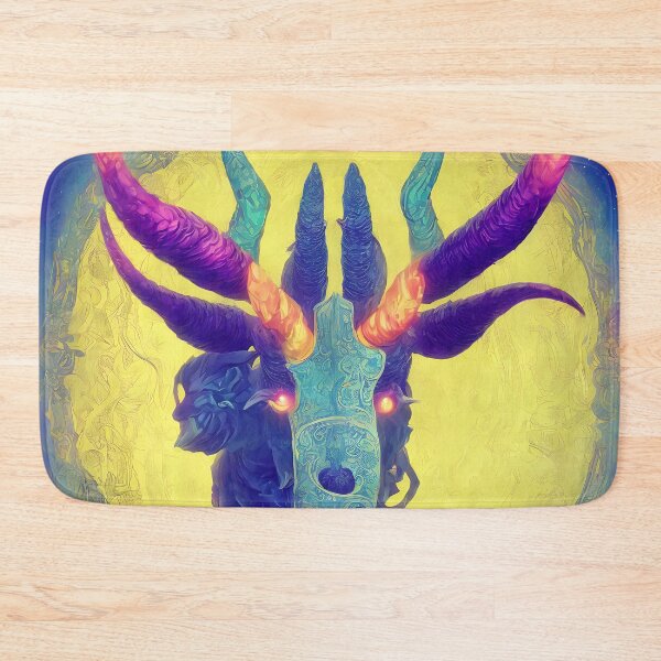 Item preview, Capricorn zodiac sign, glowing vivid colors,illustrative art, artist interpretation designed and sold by LoveZodiac.