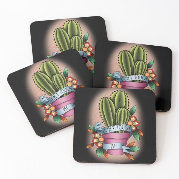 Item preview, Don't Touch Me Cactus Funny Quote designed and sold by Bethcust.