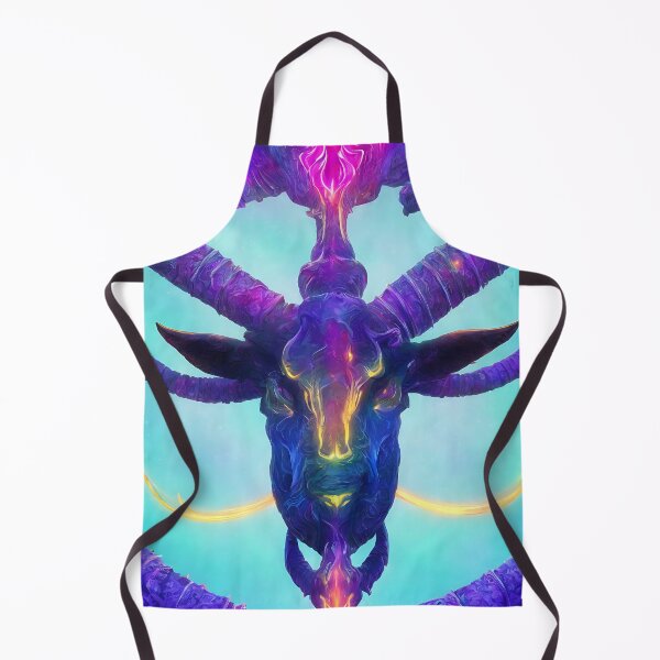 Item preview, Capricorn zodiac sign, glowing vivid colors,illustrative art, artist interpretation designed and sold by LoveZodiac.