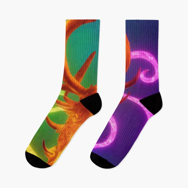 Item preview, Capricorn zodiac sign, glowing vivid colors,illustrative art, artist interpretation designed and sold by LoveZodiac.