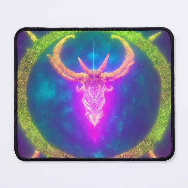 Artikelvorschau, Sternzeichen Steinbock, leuchtende, lebendige Farben, illustrative Kunst, künstlerische Interpretation entworfen und verkauft von LoveZodiac.