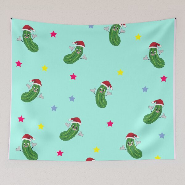 Item preview, Christmas Pickle Santa Claus pattern designed and sold by Lush Brush & Line.