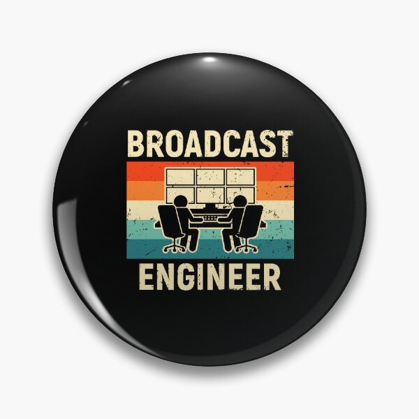 Item preview, Broadcast Engineer Retro Vintage designed and sold by NestaReign.