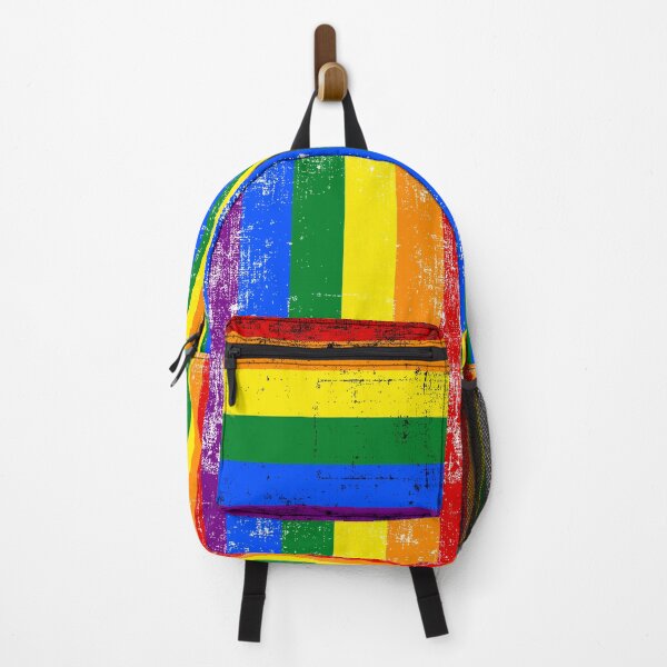 Item preview, LGBTQ Flag Backpack - Gay Pride designed and sold by GodsFlagFandom.