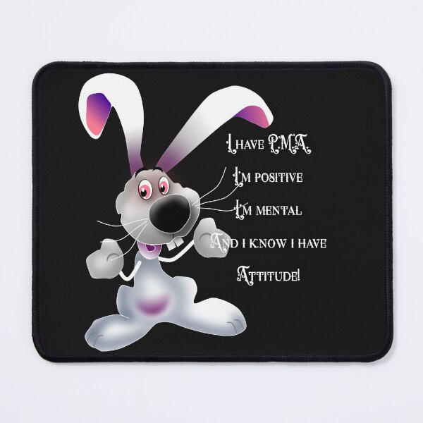 Item preview, Funny Bunny with quote designed and sold by Sonia Jones Art.