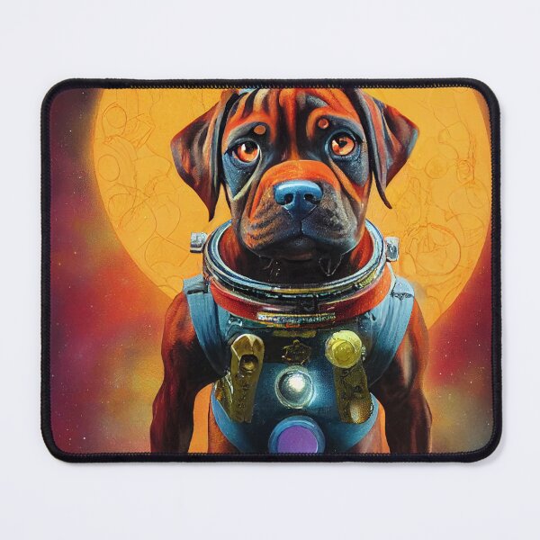 Item preview, Astronaut Boxer Puppy Nr. 17 designed and sold by thesupremewiz.
