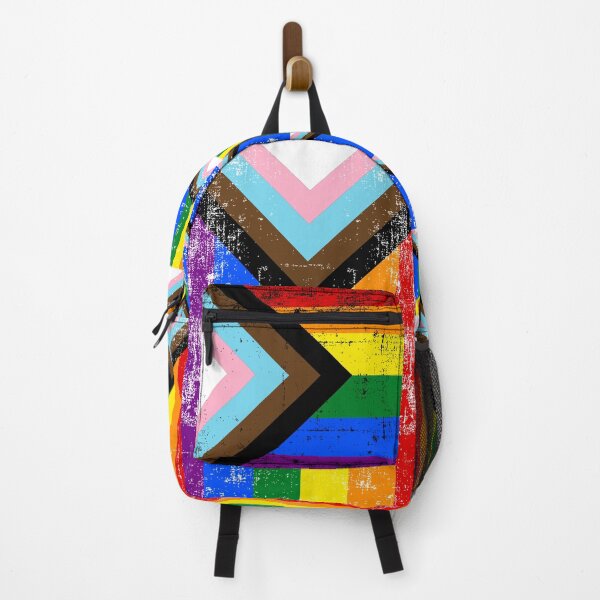 Item preview, LGBTQIA+ Flag Backpack - Trans Rights Movement designed and sold by GodsFlagFandom.