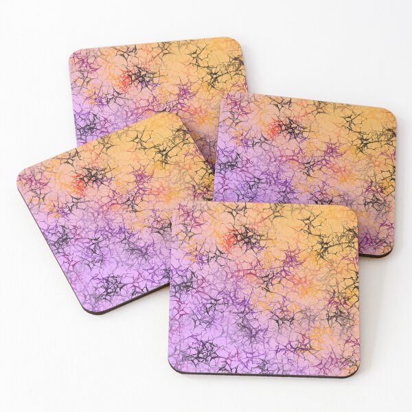 Item preview, Neurons Pattern Lookalike - purples and oranges  designed and sold by AlinaSCorner.