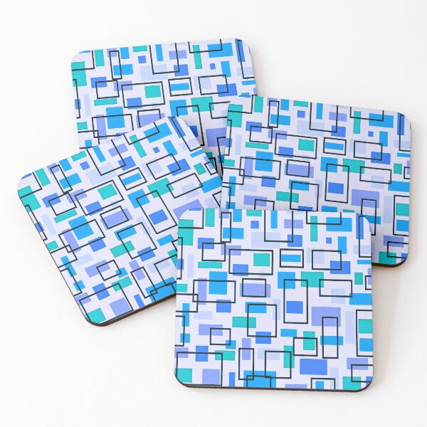Item preview, Retro Inspired Rectangles designed and sold by TotallyRetroArt.