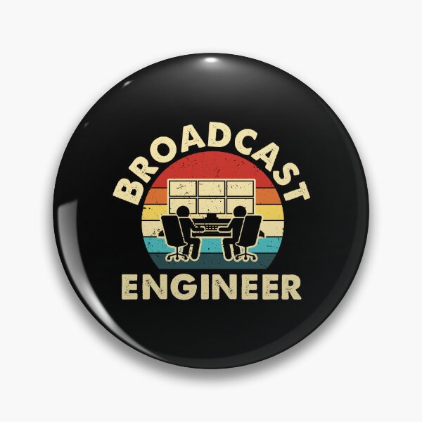 Item preview, Broadcast Engineer Vintage Retro designed and sold by NestaReign.