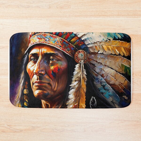 Item preview, Indian Chieftain Portrait designed and sold by Vincent-68.