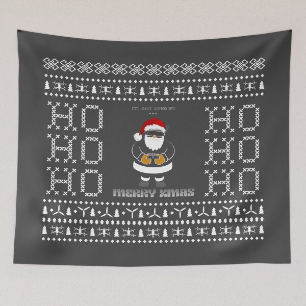 Item preview, Ugly Drone Sweater ‘I’m just doing my Ho-Ho-Ho’ designed and sold by funpix-shop.