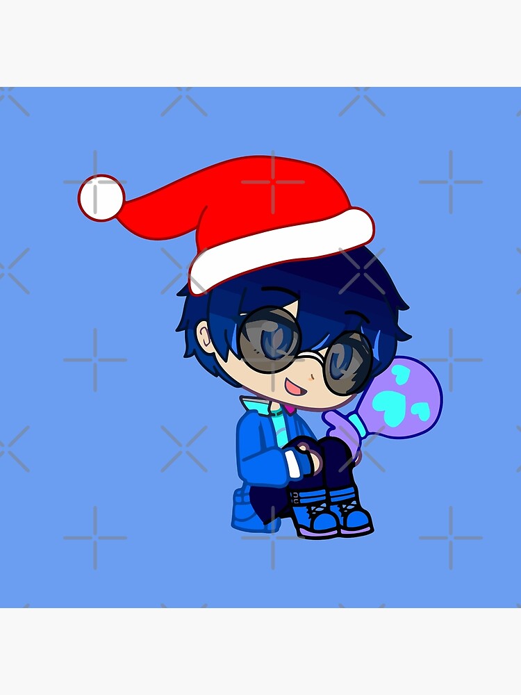 Cool boy Gacha Club Christmas - Christmas dolls - Chibi anime christmas.  Gacha club outfits for christmas